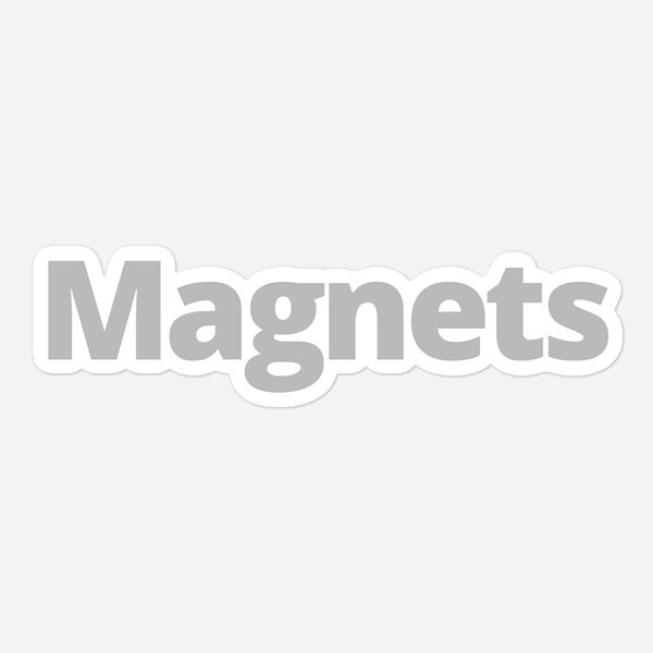 Custom die-cut magnet base product