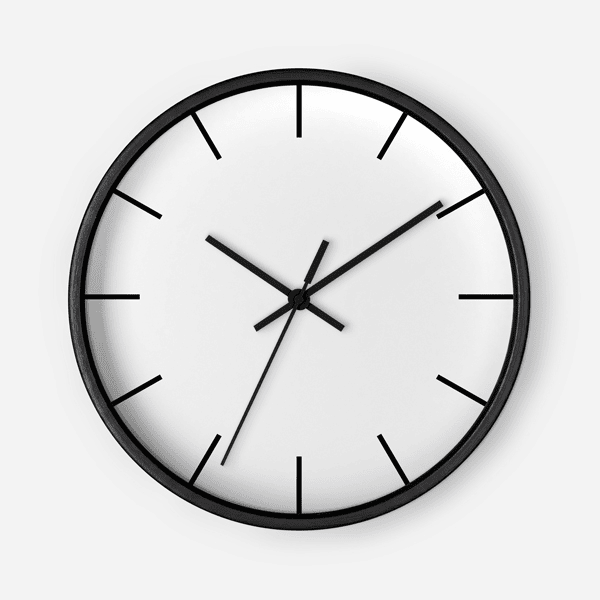 Custom wall clock base product