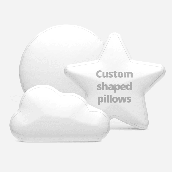 Create Your Own Custom Shaped Photo Pillow base product